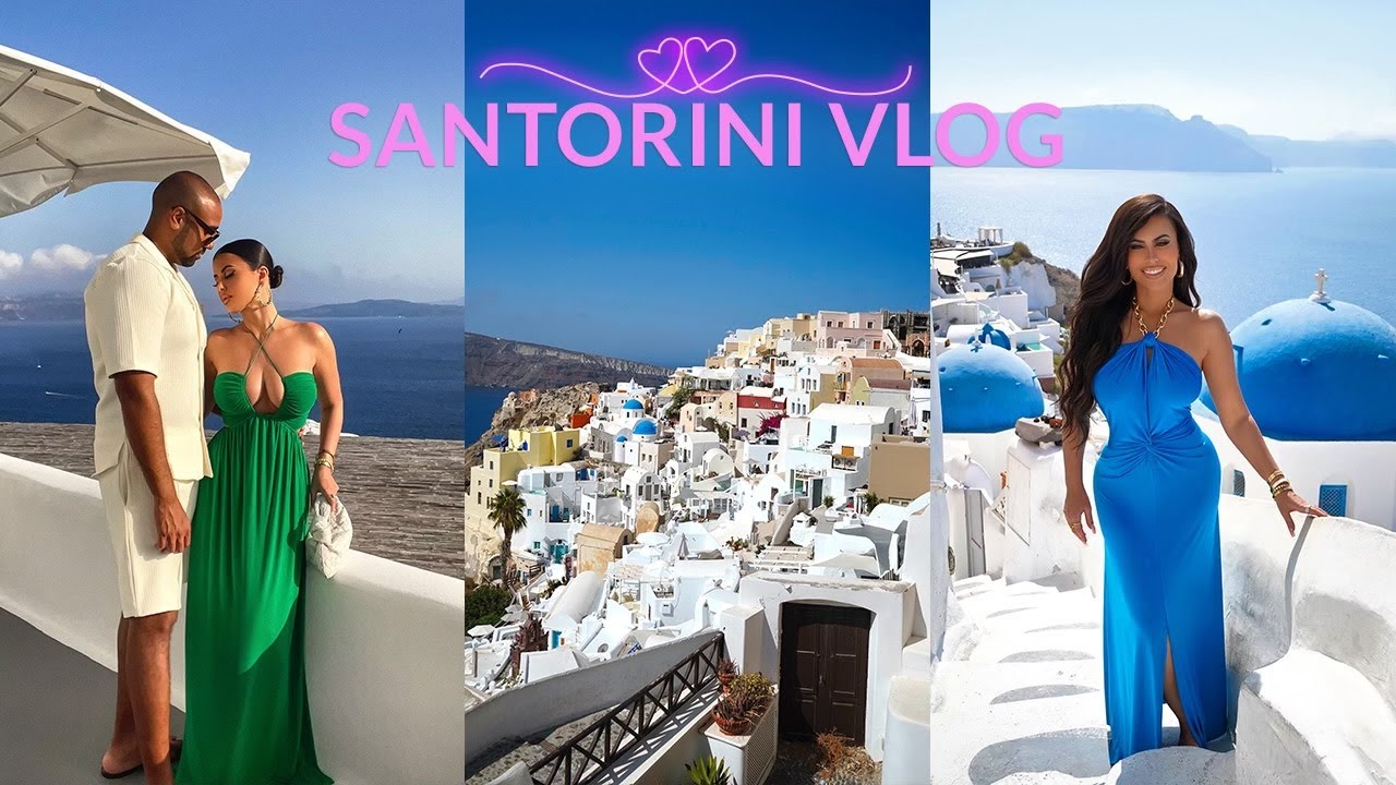 Santorini travel vlog 2021 |  Oia, Imerovigli, Caldera views, Blue Domes and a 5 STAR Experience