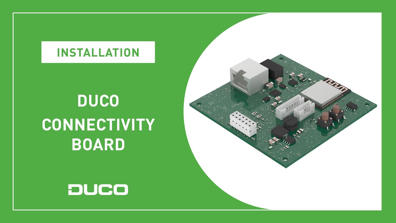 Installation - Duco Connectivity Board