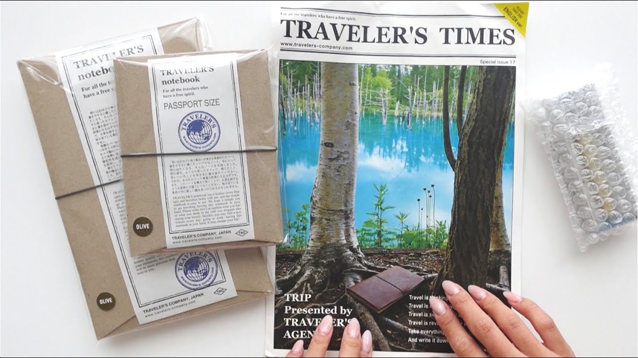 UNBOXING: TRAVELER'S COMPANY OLIVE LEATHER NOTEBOOKS | Charmaine Dulak
