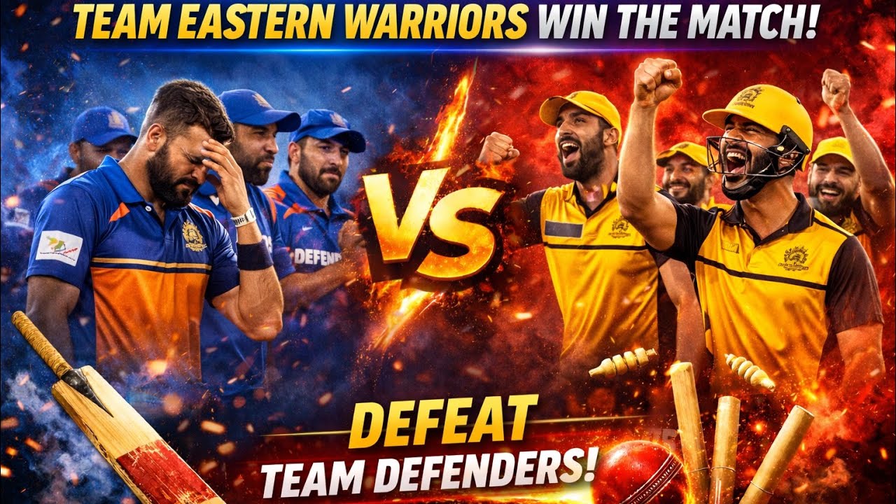 Defenders vs Eastern Warriors match / Eastern warrior Won the Match 