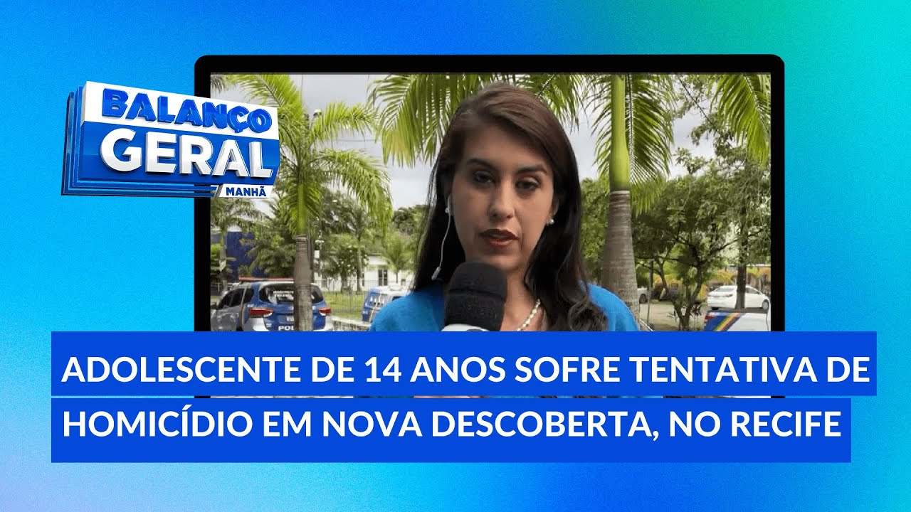 Adolescente de 14 anos sofre tentativa de homicídio em Nova Descoberta, no Recife