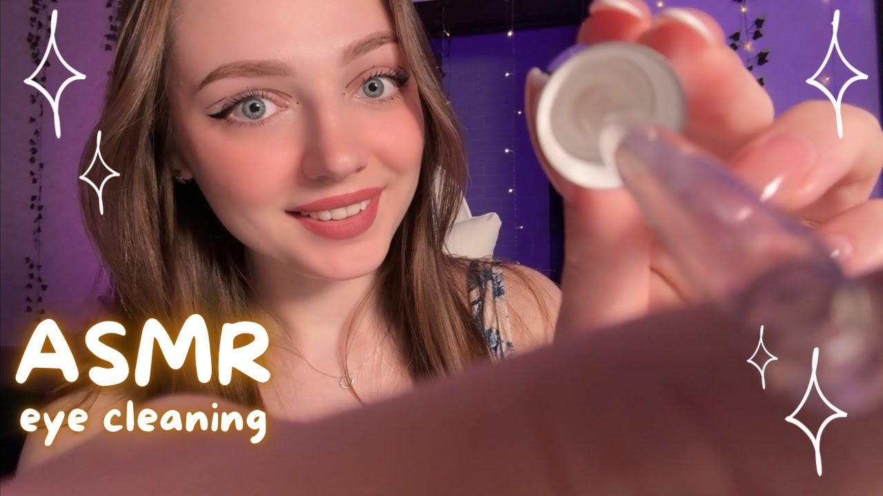 ASMR Eye Cleaning 👁️ The Best Visual Trigger 😍