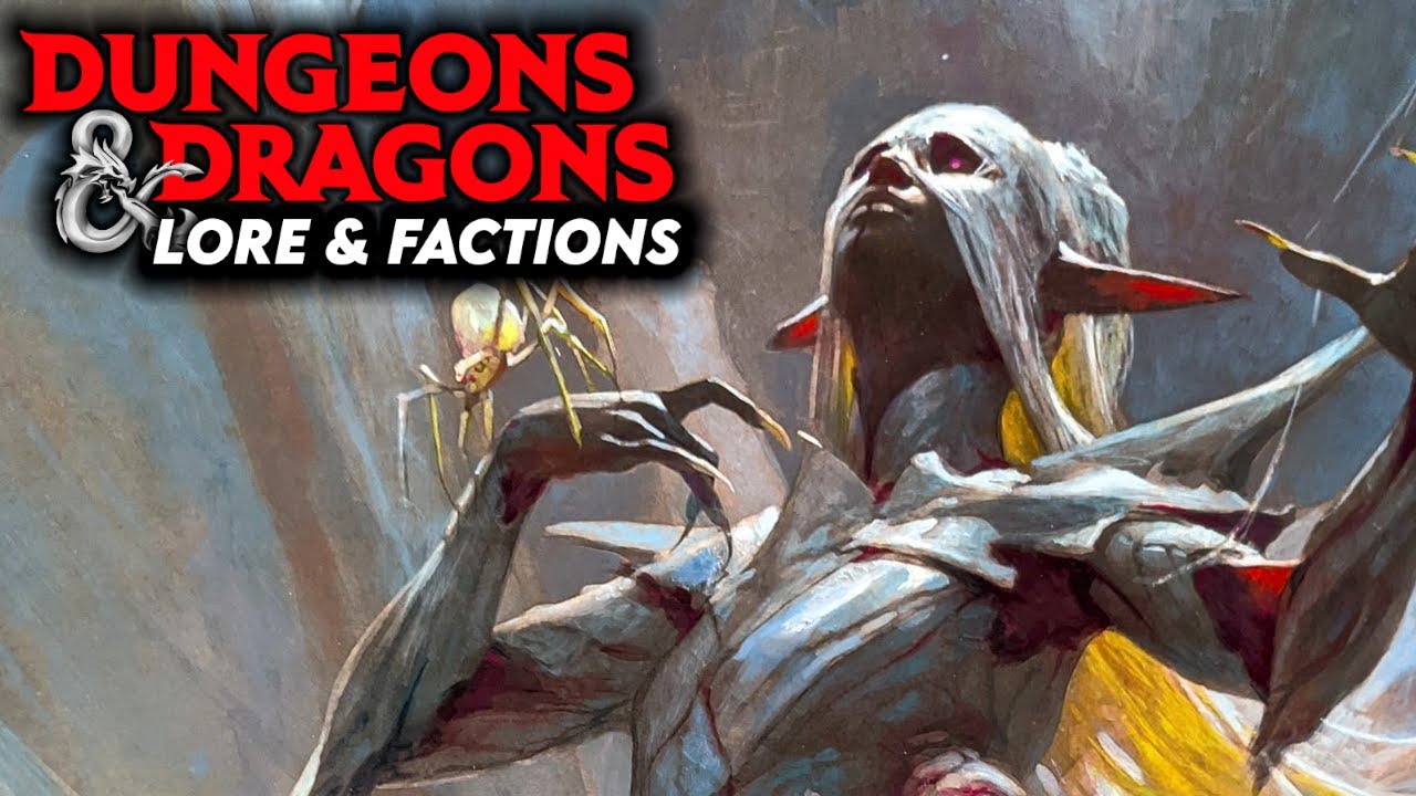 Le PANTHÉON DIVIN des Elfes Noirs ?! ( ► D&D Lore)