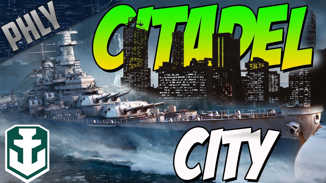 CITADEL CITY - World Of Warships - IOWA BATTLESHIP GAMEPLAY!
