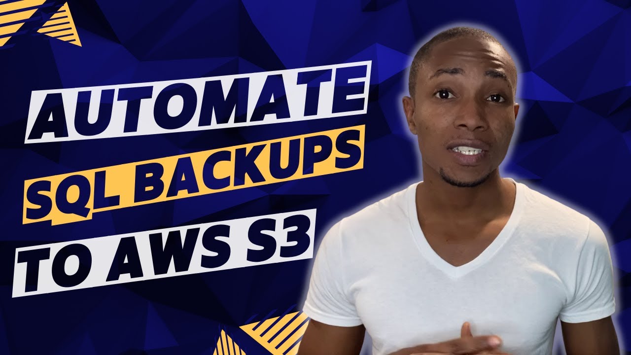 Как автоматизировать резервное копирование SQL Server на EC2 в AWS s3
