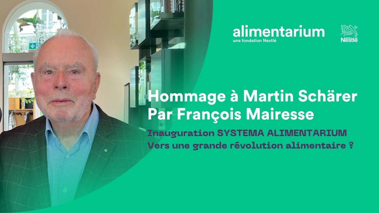 Hommage à Martin Schärer, par François Mairesse