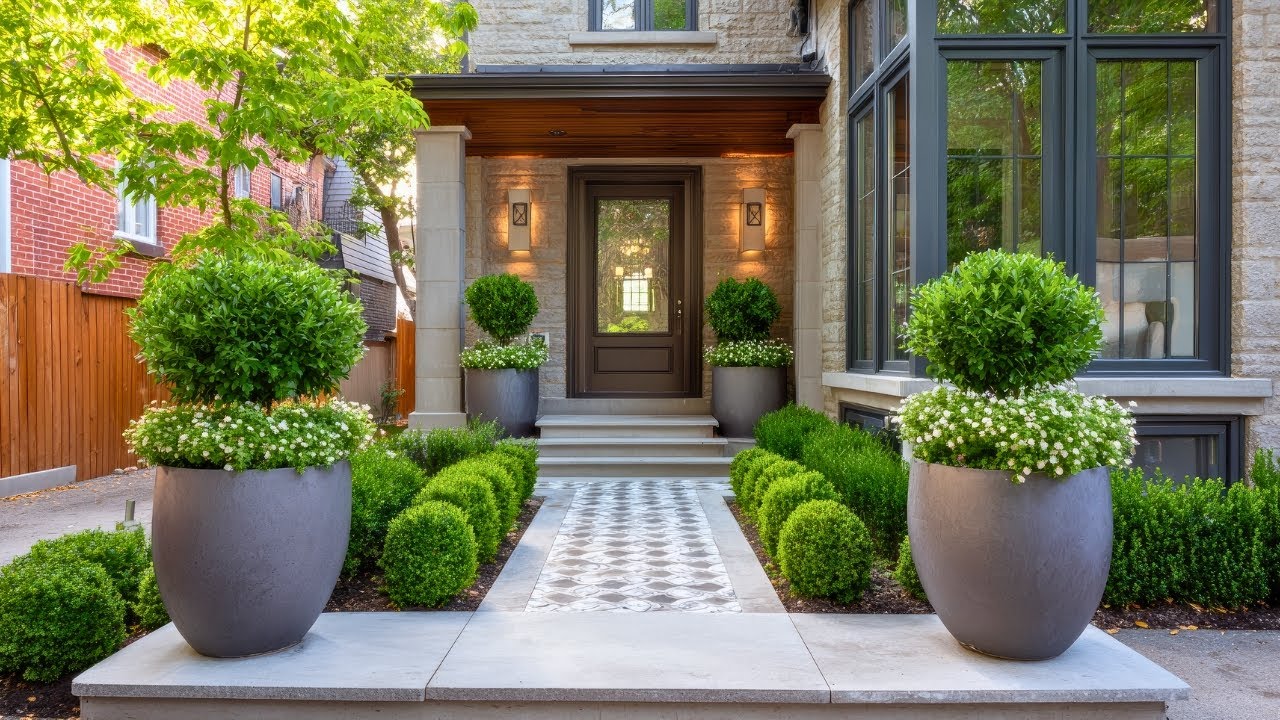 Modern Entryways Make Small Front Yards Look Gorgeous