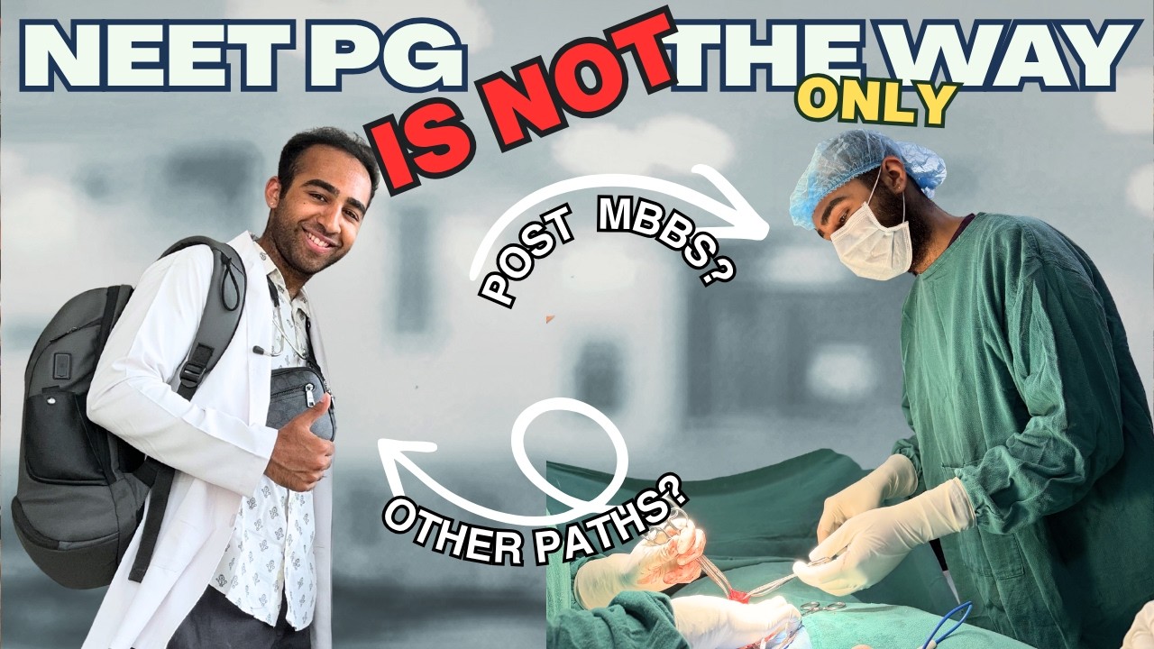 I'm not doing NEET PG after MBBS &mdash; the honest truth