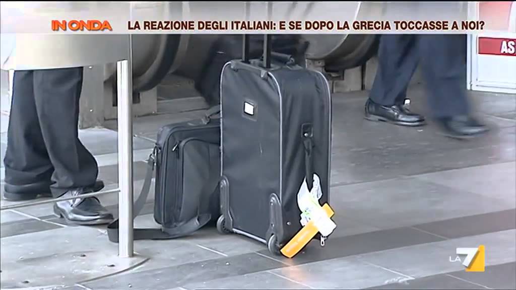 Crisi Greca - La reazione degli italiani
