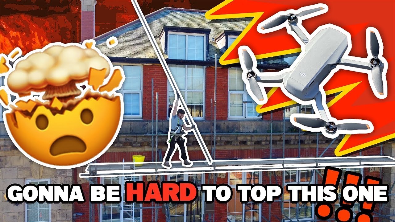 Epic Drone Footage of Scaffolding - Scaffolding On Your Own - Scaffold Uk - Construction