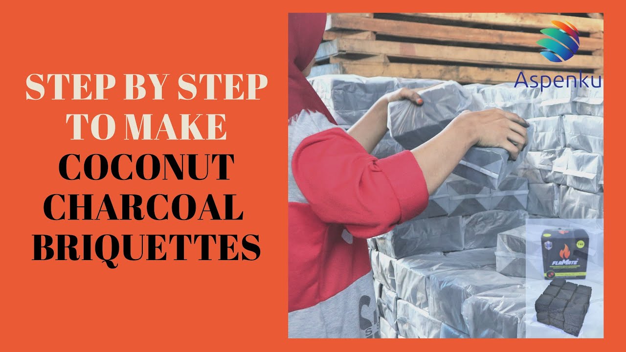How to Produce Coconut Charcoal Briquettes (Step by Step)