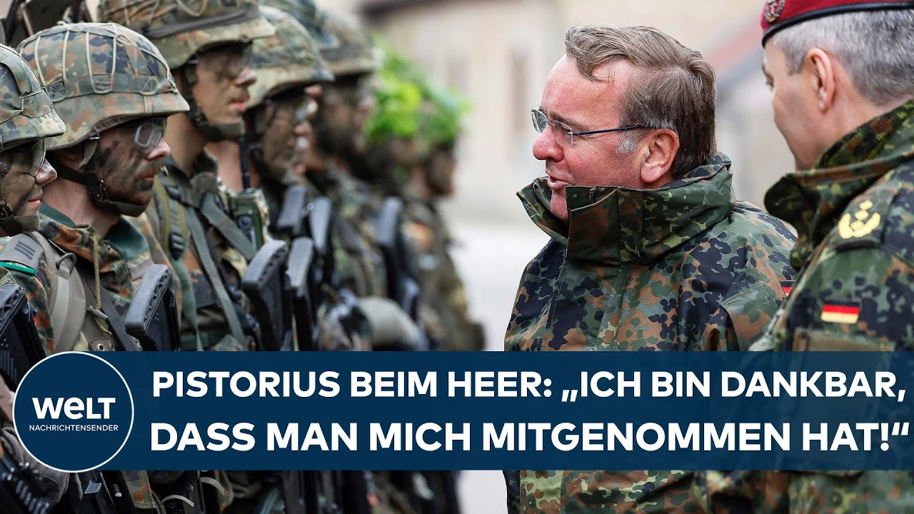 HAMMELBURG: Boris Pistorius beim Heer! 