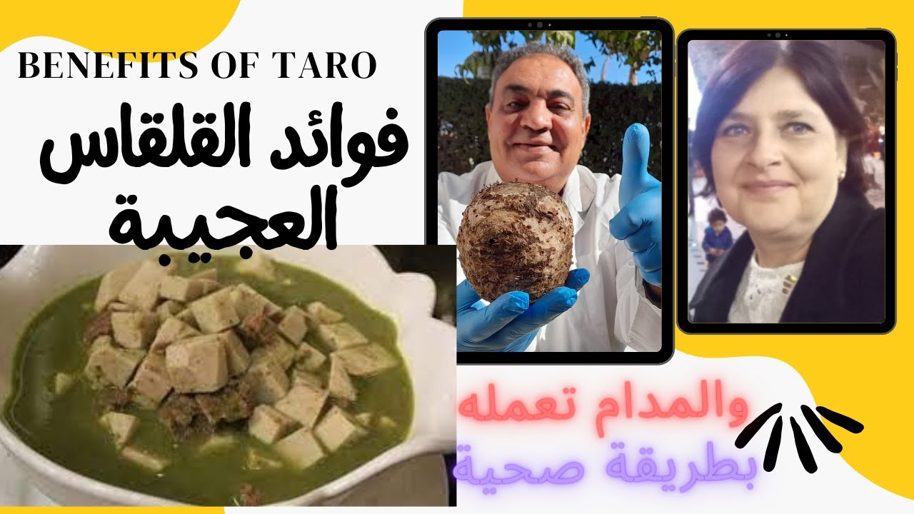فوائد القلقاس |🍪 وطرق إستخدامه الصحية الأمنة 🍪 | مفاجأة المدام الألمانية