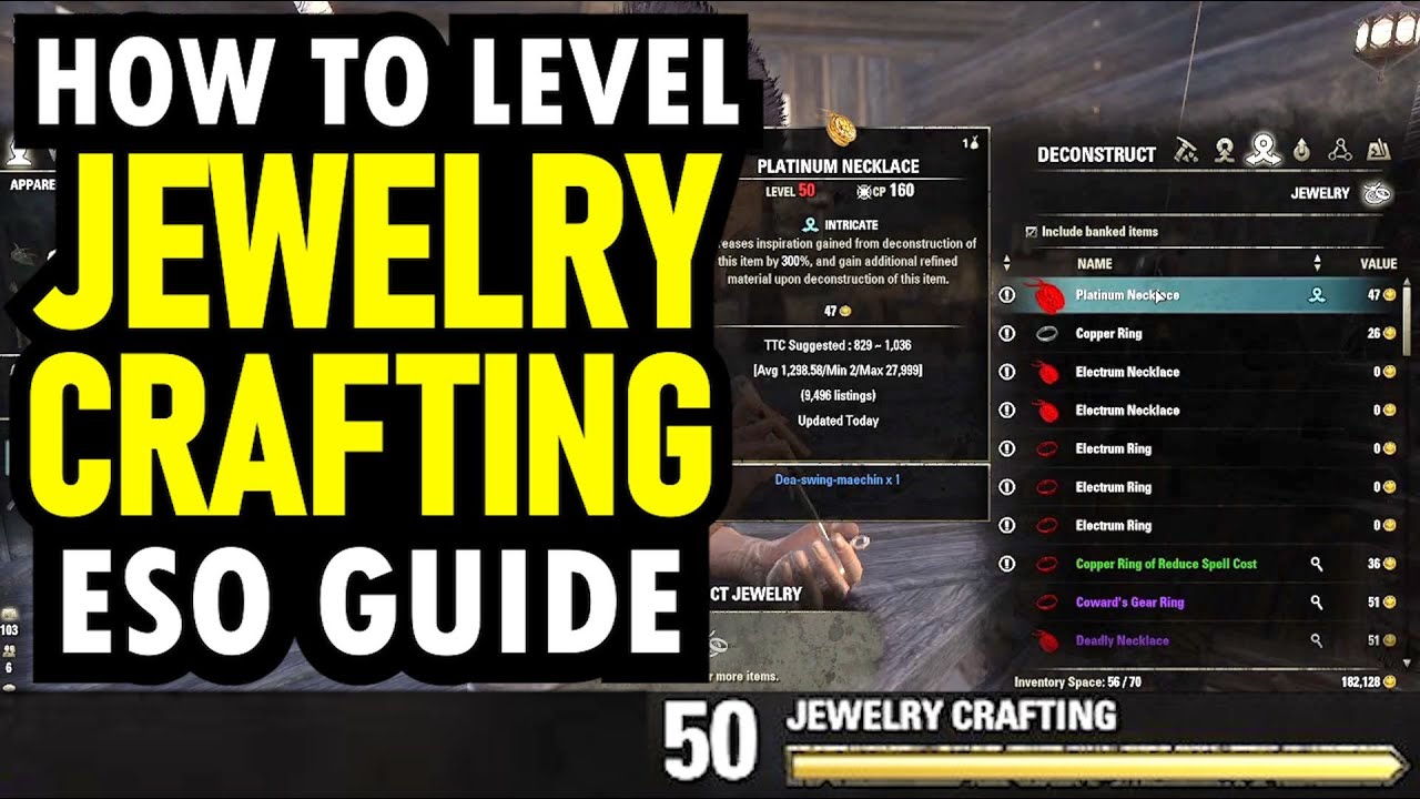 The Ultimate Guide to Leveling Jewelry Crafting in ESO