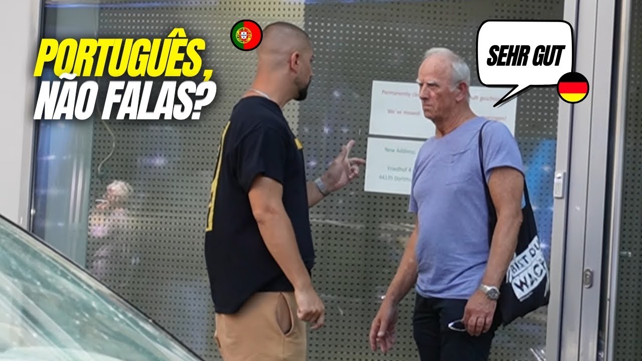 VINGUEI-ME DOS ALEMÃES FALANDO PORTUGUÊS COM ELES! 🇵🇹🇩🇪 #prank