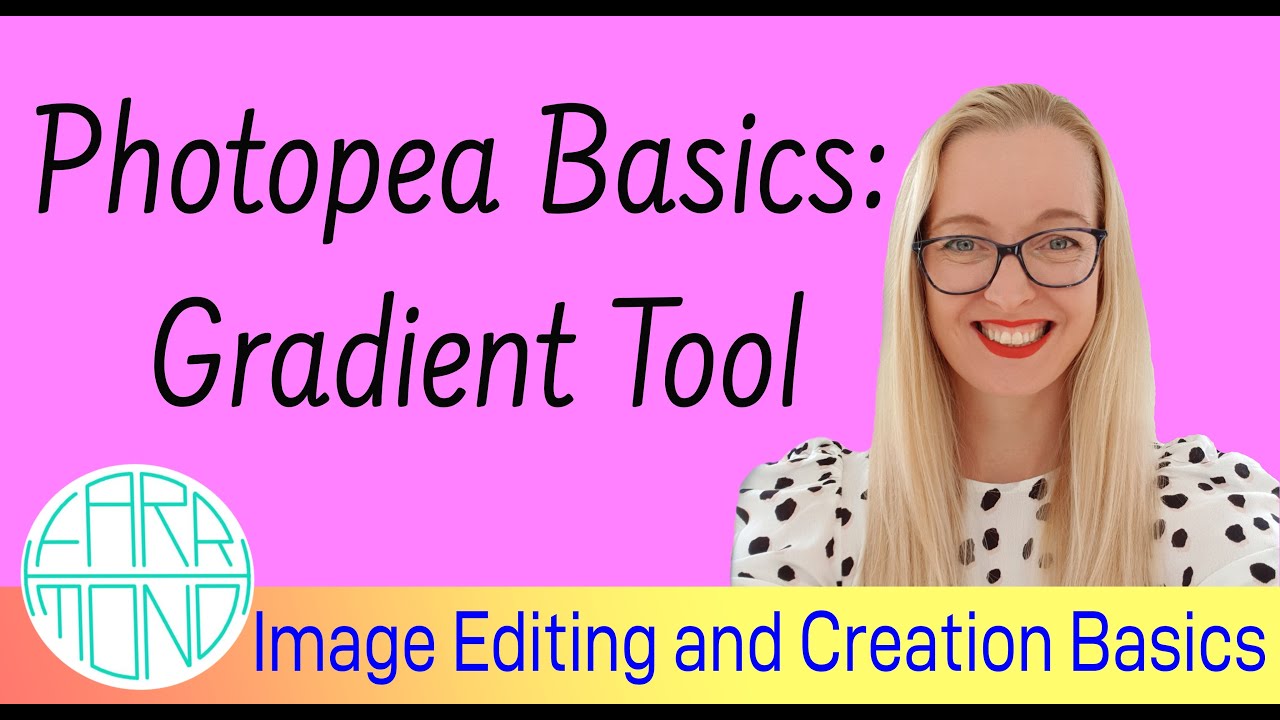 Photopea basics 5: Gradient Tool