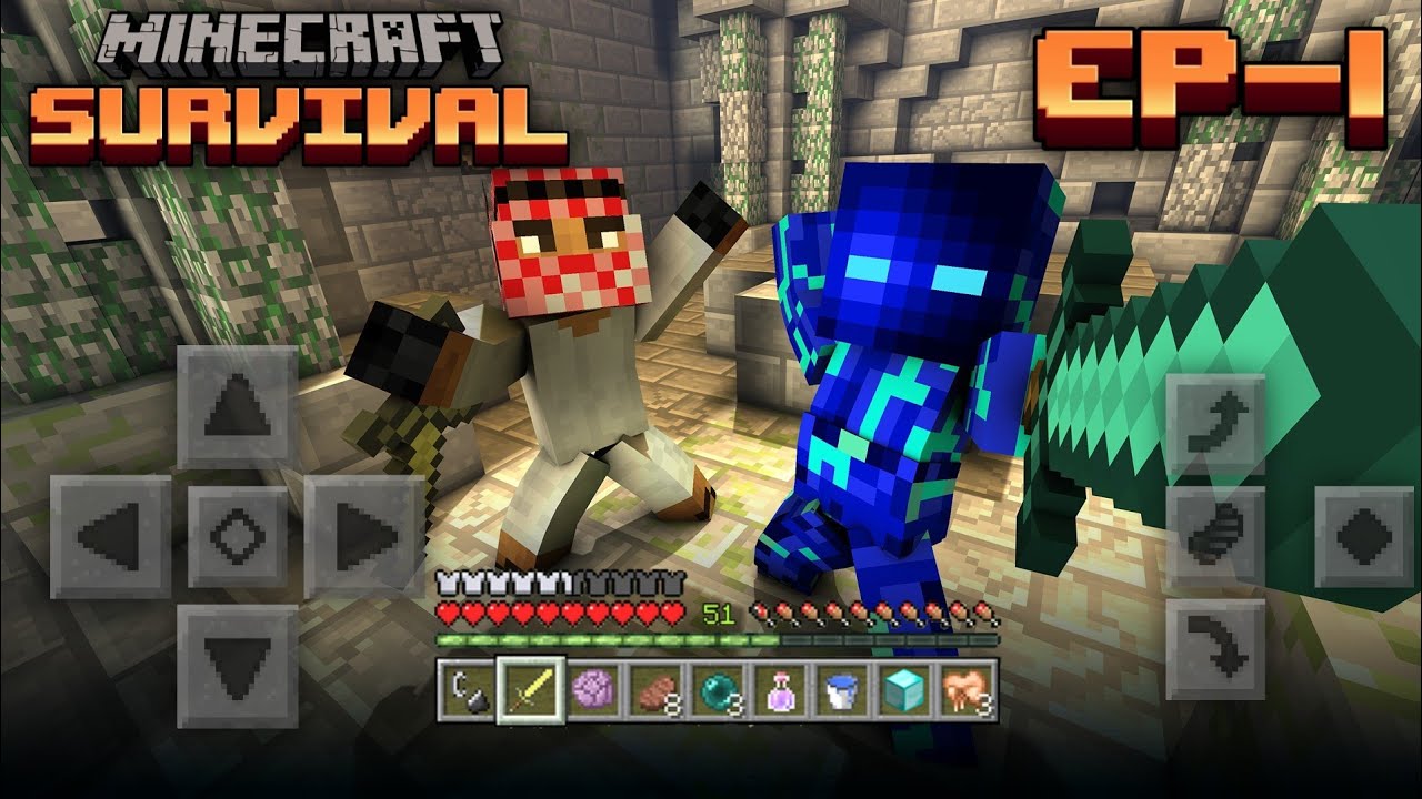 Minecraft Survival Series Hindi Gameplay | A new beginning in Minecraft | ft. @adushaiq