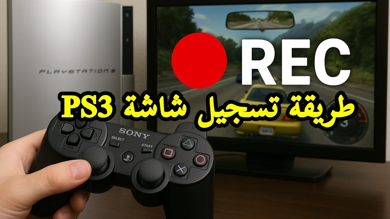 طريقة تسجيل شاشة PS3 ولعب الألعاب بسهولة (REC)