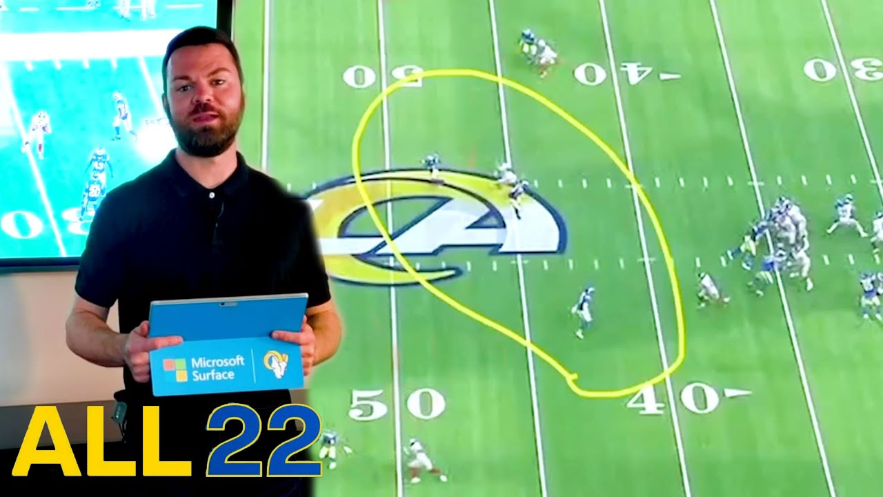 How Rams Used Fire Zone Blitz Scheme Against Giants | Rams All 22