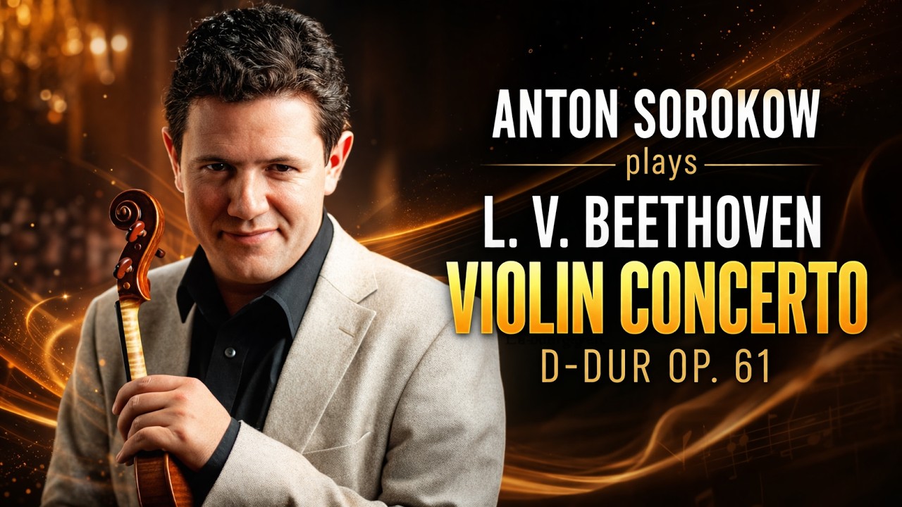 Anton Sorokow plays Beethoven Violin Concerto (Cadenza Anton Sorokow)