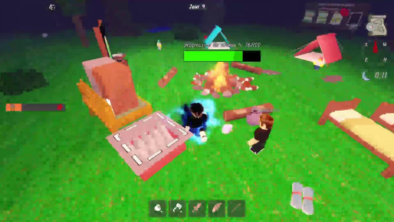 Live 99 nuit dans la foret