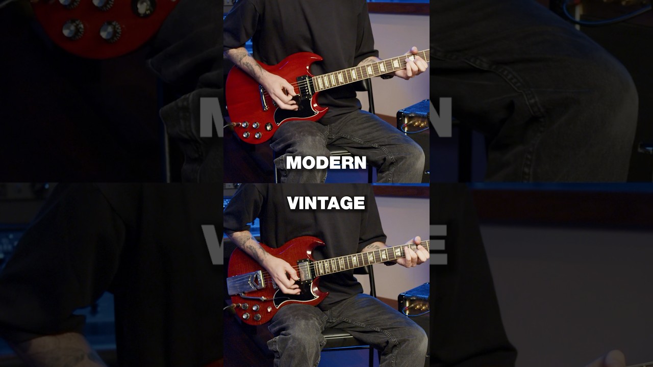 Сравниваю Gibson SG Standard 1961 года с современным переизданием 1961 года. Какую подключить пер...