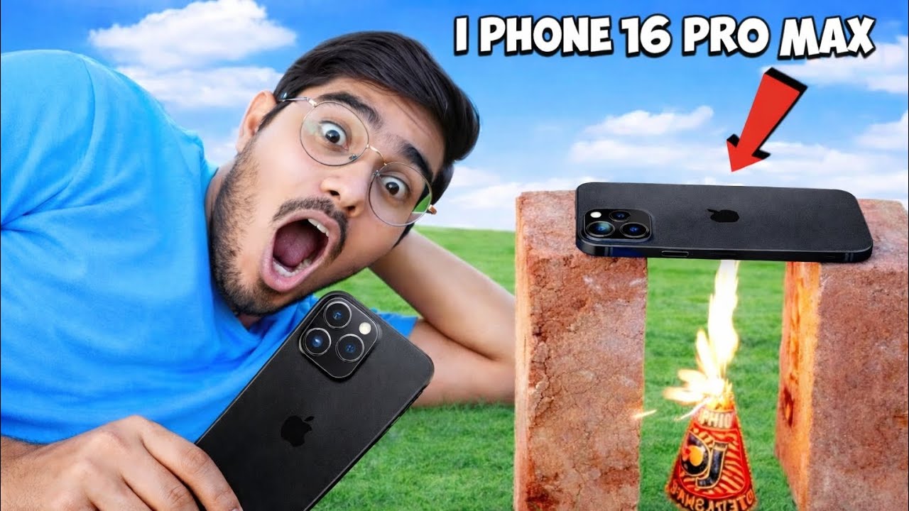 I Phone 16 Extreme Durability Test🤯✨- Diwali Special | क्या ये आई फोन बच पायेगा?
