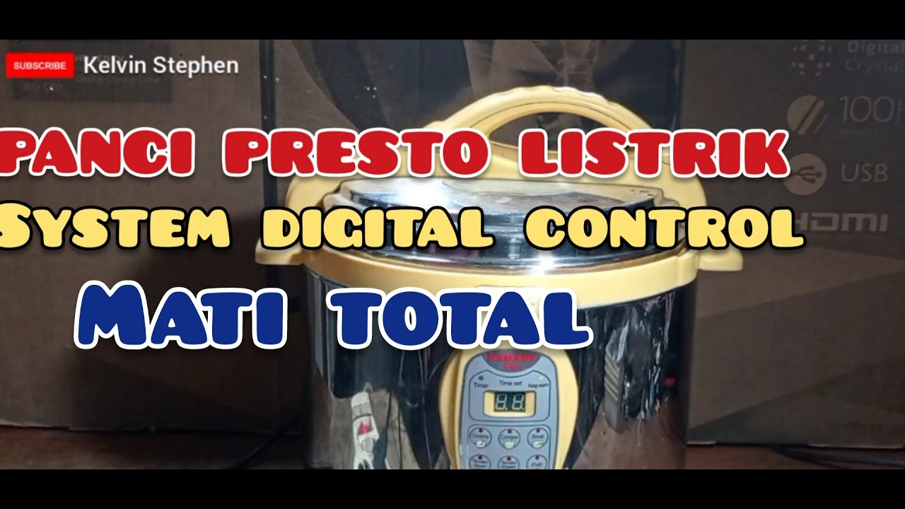 PANCI PRESTO LISTRIK DIGITAL HAMADA [[ TIDAK MENYALA / MATI TOTAL ]]