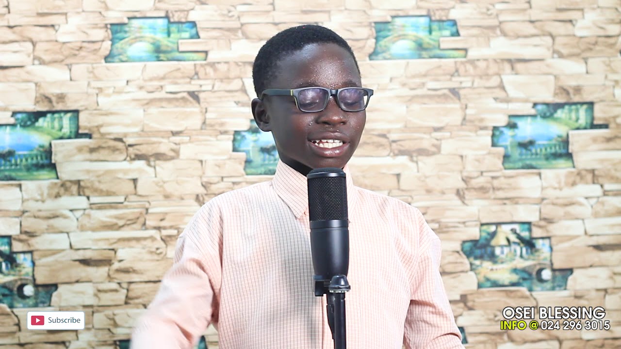 OSEI BLESSING EXALTS GOD WITH HIS POWERFUL VOICE