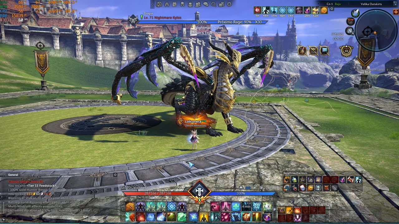 TERA Private Server 100.02 - Boss Kylos - 4K60fps (GTX 1660 Super)