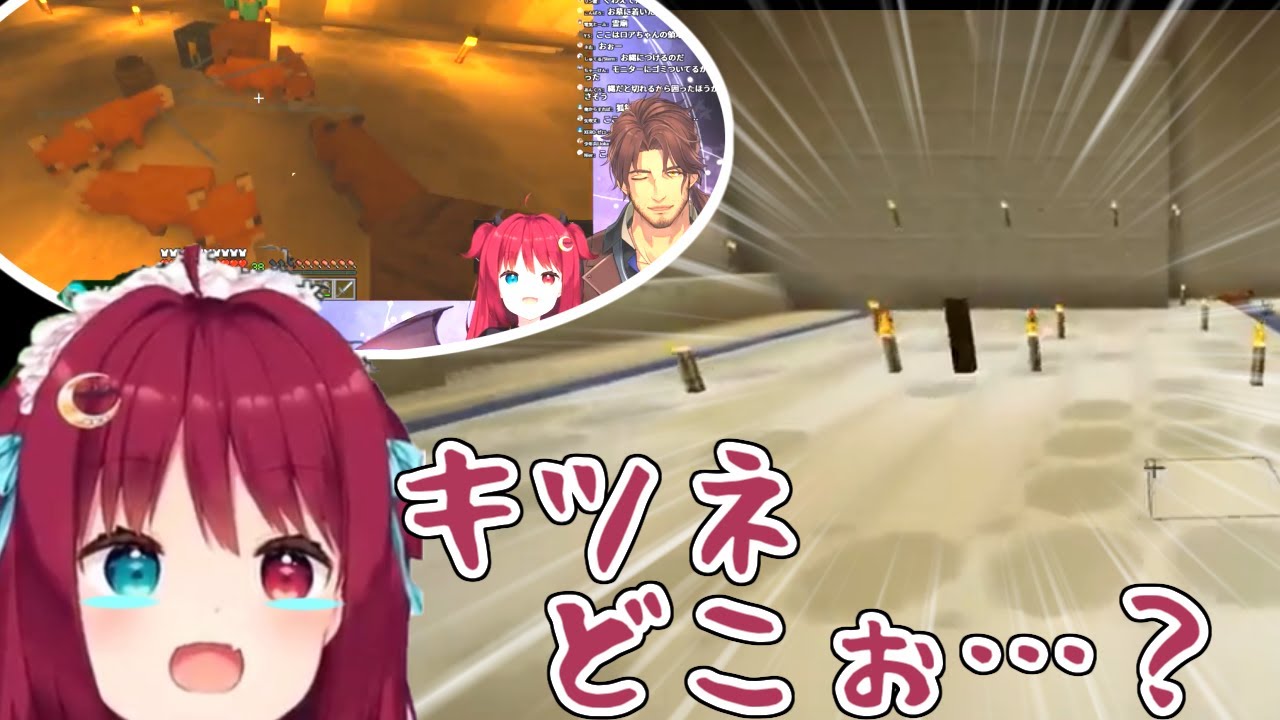 【最後まで必見】ロアちゃん ベルさんと捕まえたキツネが脱走していて涙目に、そして…【にじ鯖】