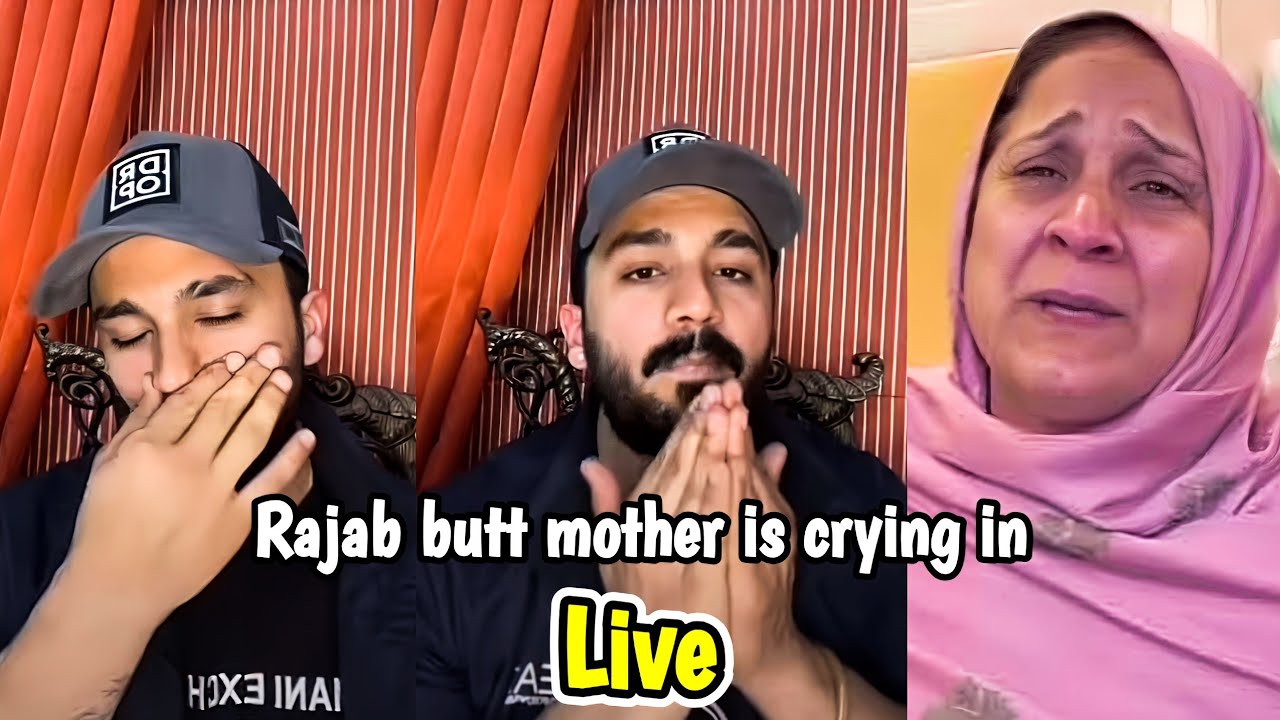 Rajab Butt mother is cyring in Live 😭 | Live with Haider & Kainat 
