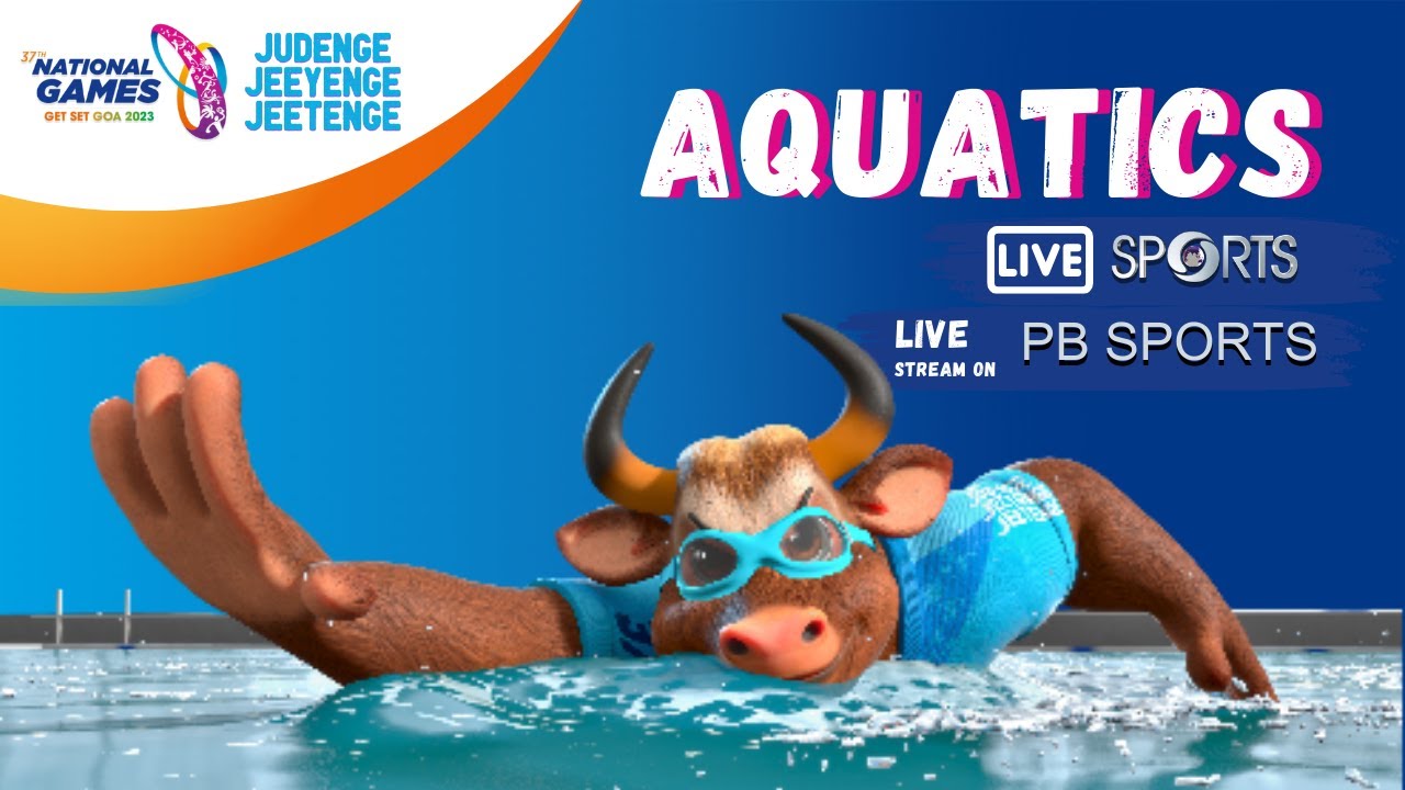 Aquatics 🏊 37th National Games 2023, Goa | DD Sports