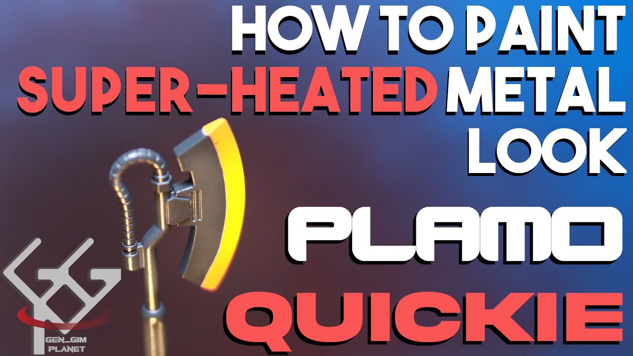 How to Paint Super-Heated Metal Look for your Model Kits and Gunpla | GeN_GiM Planet | Plamo Quickie
