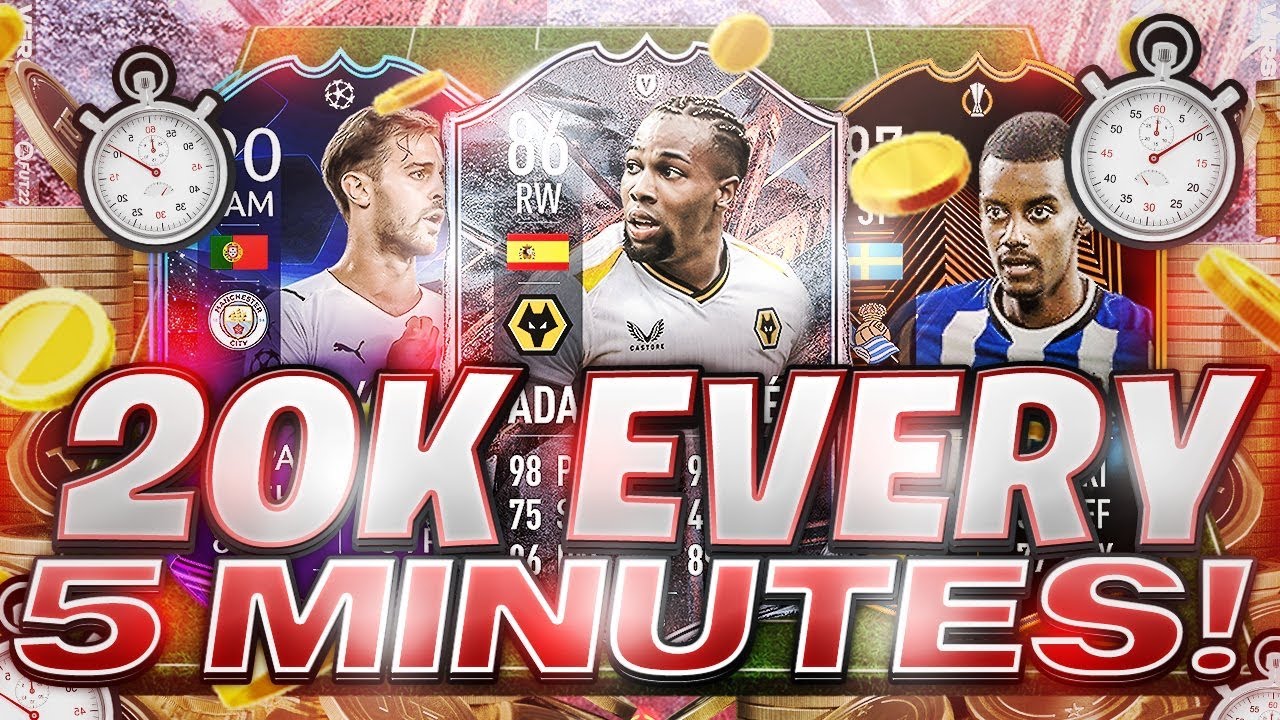20K EVERY 5 MINS FIFA 22 BEST TRADING METHODS (FIFA 22 SNIPING FILTERS & FLIPPING)