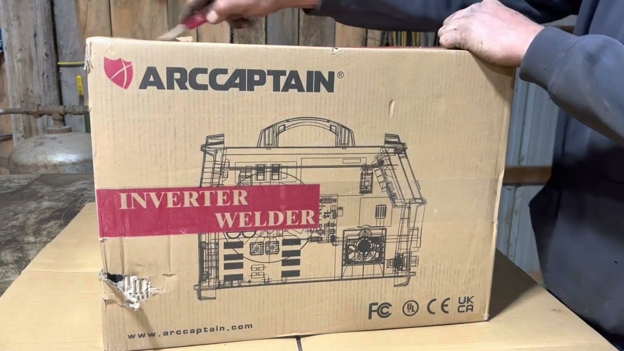 Unboxing and trying out a new Arc Captain MIG 200 iMIG/TIG/stick welder