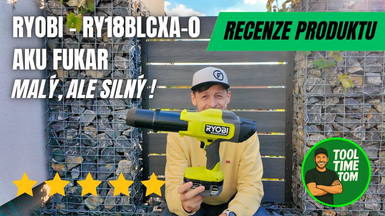 RYOBI AKU fukar - RY18BLCXA: Malý, lehký, účinný! | Ukázky v praxi | Tool Time Tom