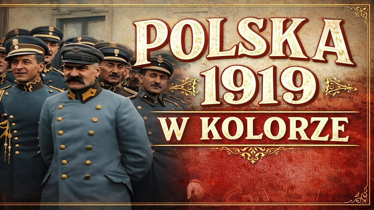 POLSKA 1919 W KOLORZE  –  TAK WYGŁADAŁ POCZĄTEK NIEPODLEGŁOŚCI.