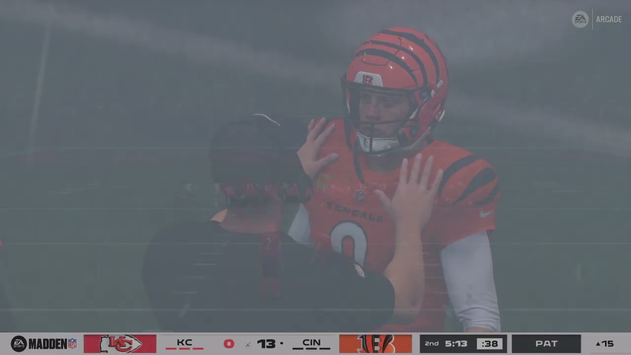 Madden 26 Bengals vs Chiefs in New Heavy Rain