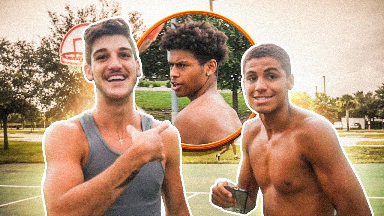GRINGOS ME DESAFIARAM A JOGAR 5x5 NO BASQUETE!