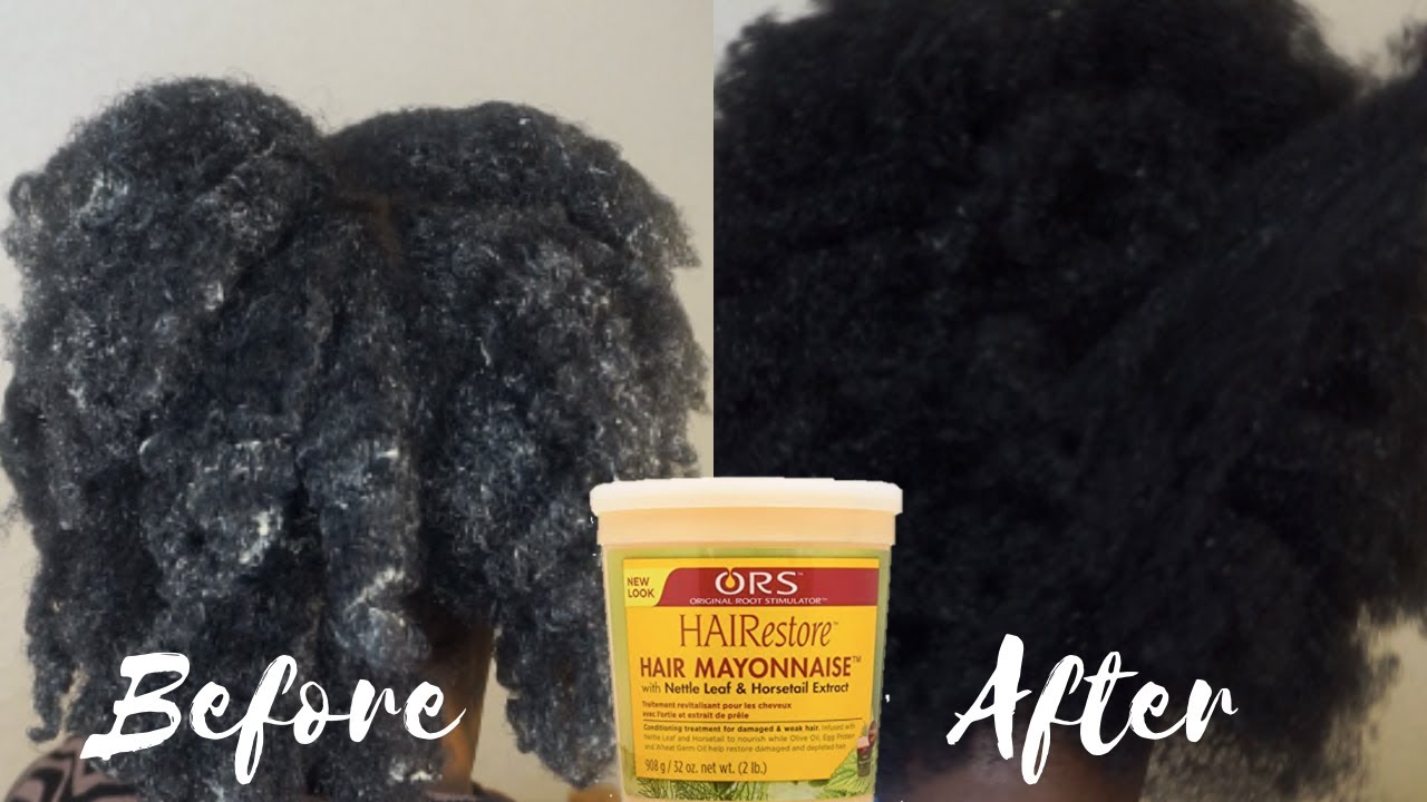 HOW TO: Protein Treatment on 4C Natural Hair ft ORS Hair Mayonnaise | Martha's Empire