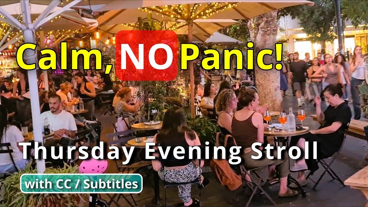 🇮🇱👍Tel Aviv, Dizengoff Street Walk: REALITY vs. NEWS (Attack on Israel etc.) 