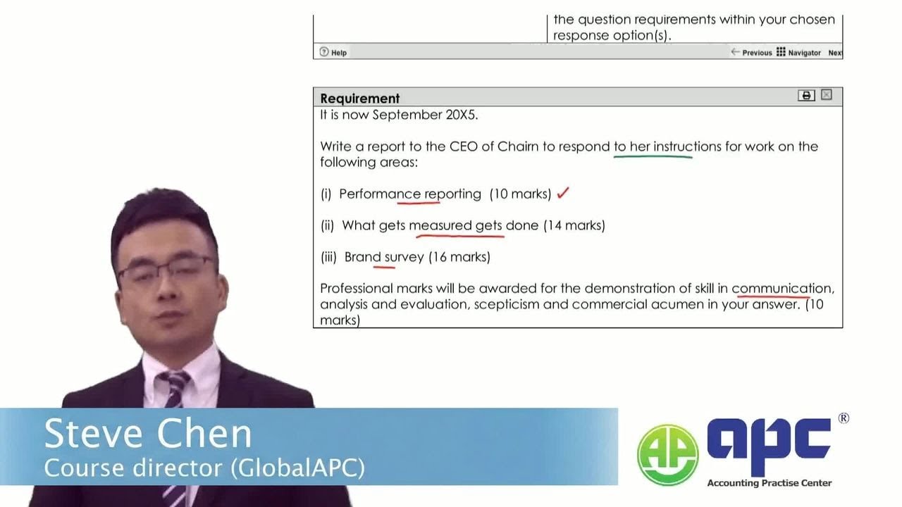 ACCA Advanced Performance Management APM Exam Revision for March 2026