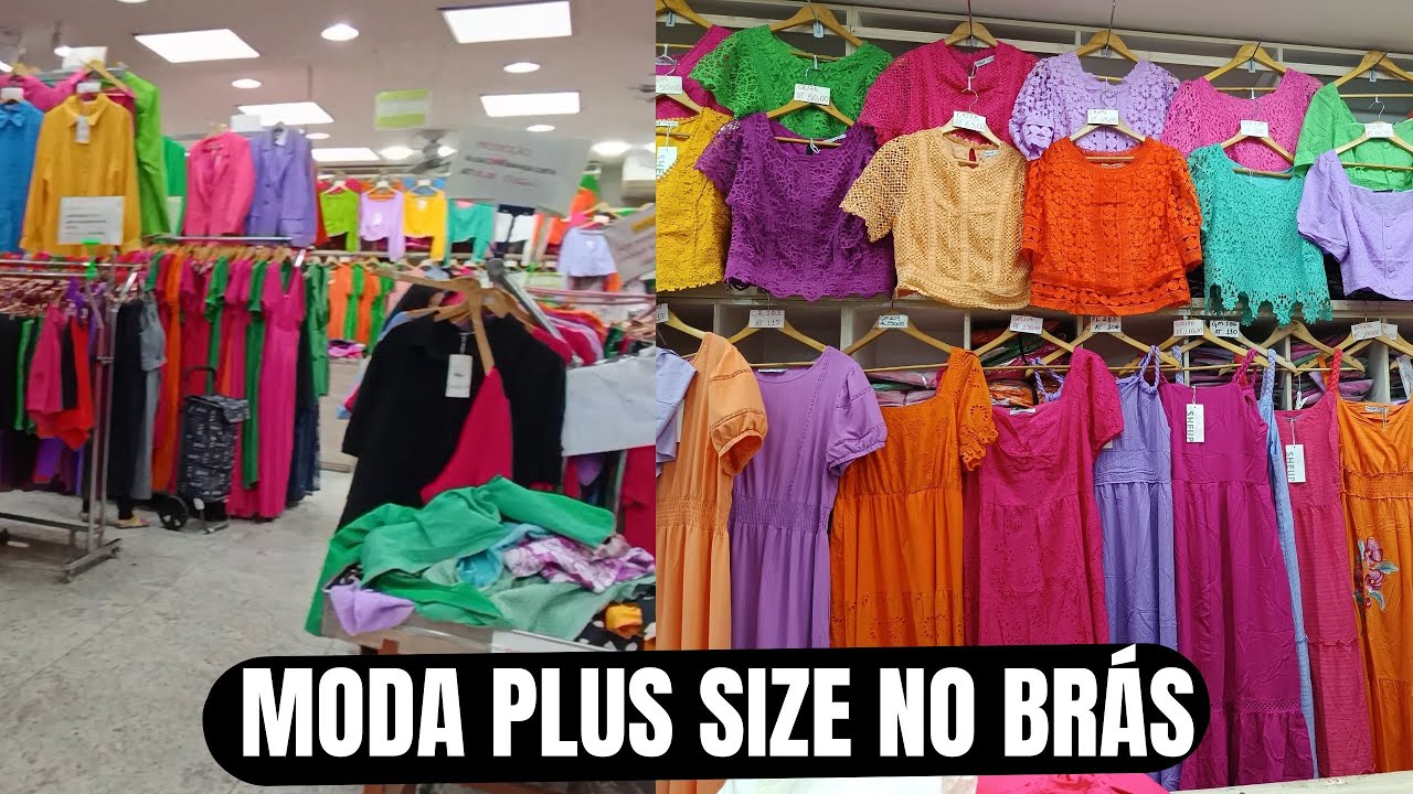 🛍️MODA PLUS SIZE NO BRÁS/ PEÇAS BARATAS E DIFERENCIADAS