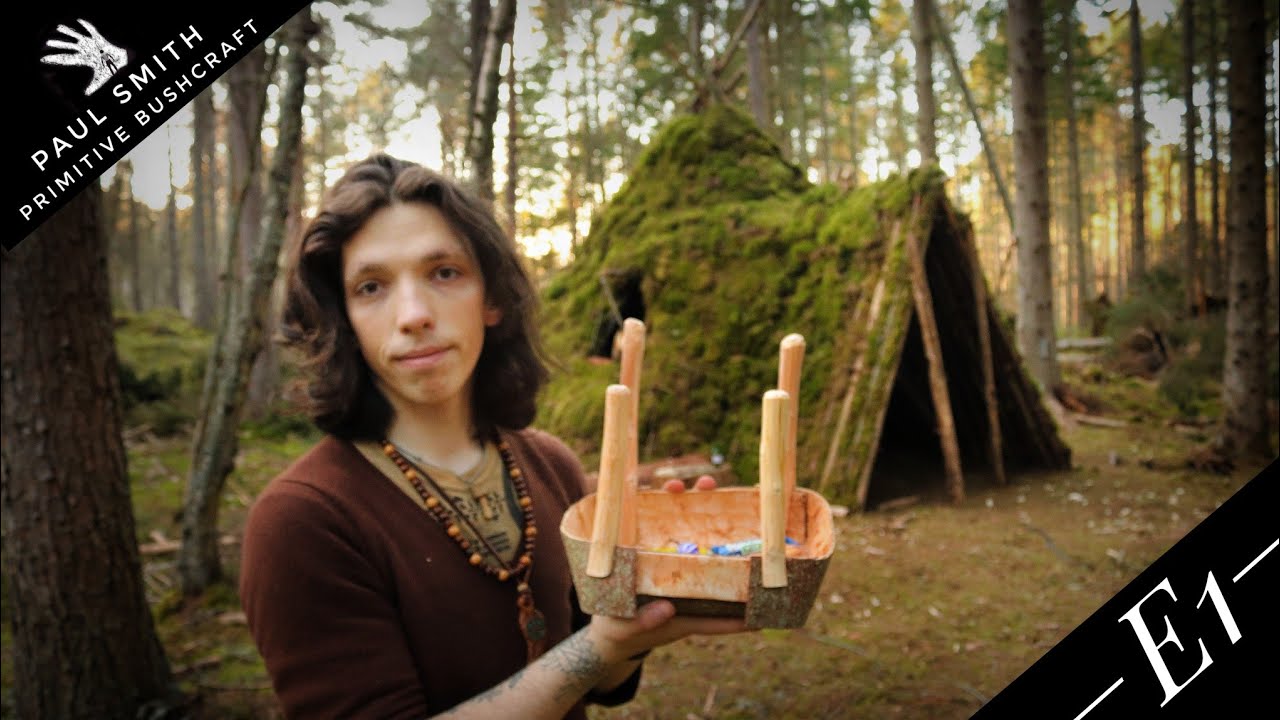 Bushcraft basketry Episode 1: Spruce Peg Basket!