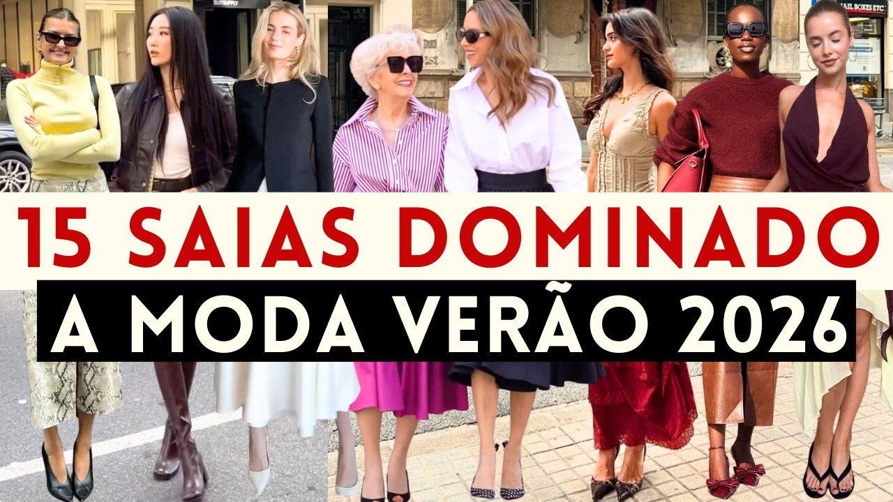 🔴15 SAIAS tendência DOMINANDO a noda VERÃO 2026!  | Maga Moda