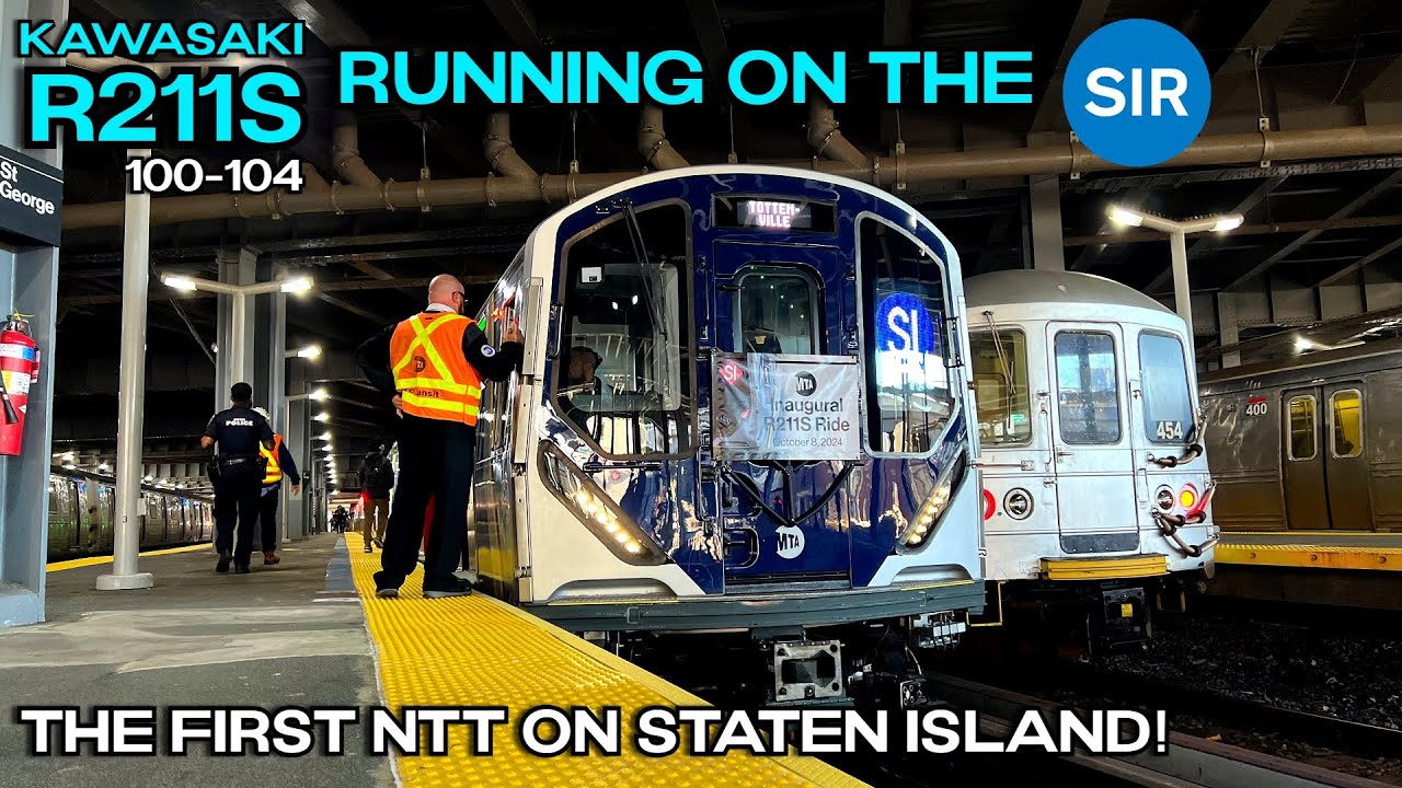 The R211S in action on its first day! | MTA Staten Island Railway (10/8/24)