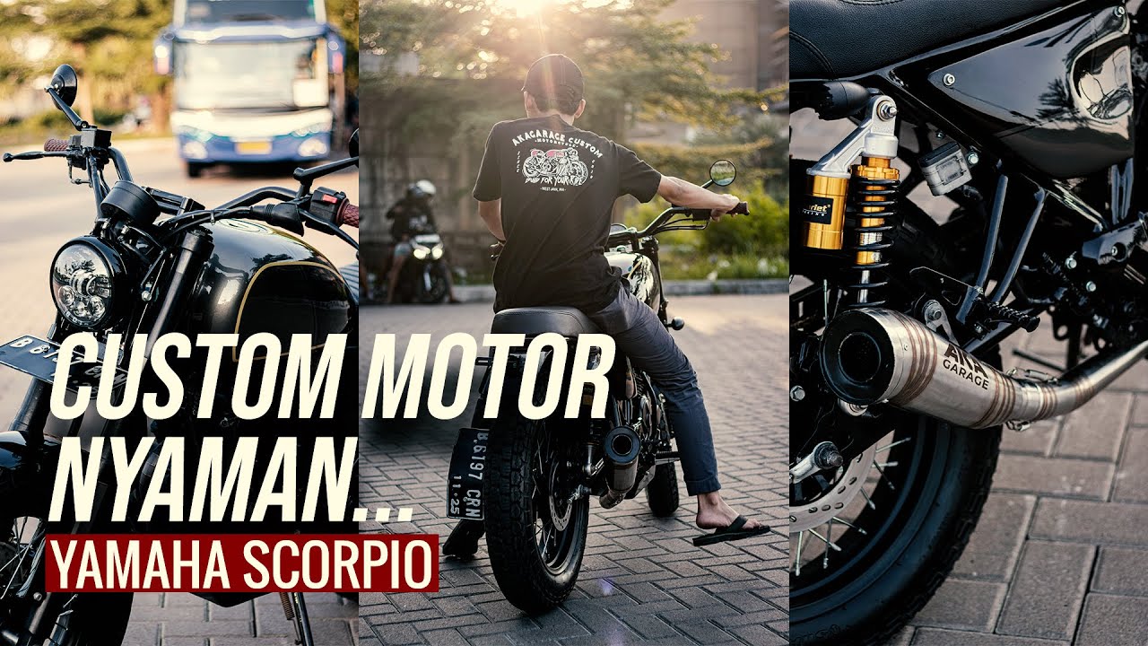 YAMAHA SCORPIO KONSEP JAPSTYLE | Motor Custom Nyaman untuk Harian???