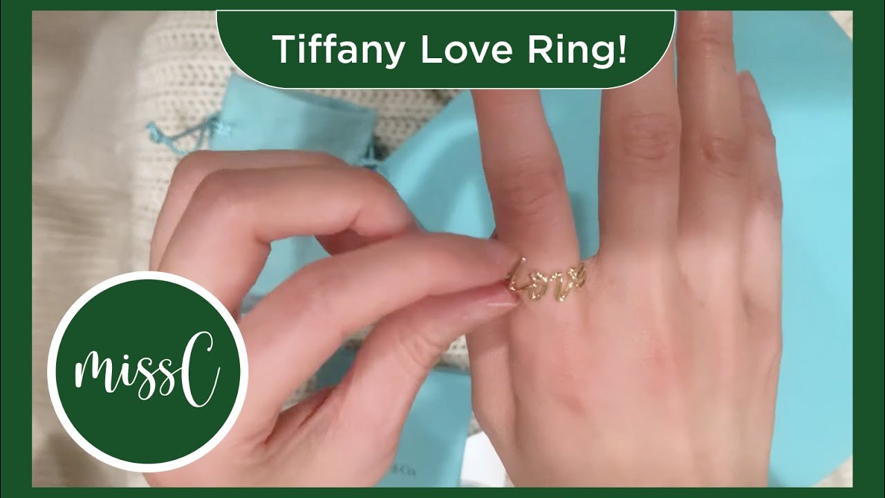 Tiffany Paloma's Graffiti Love 18K Gold Ring Unboxing