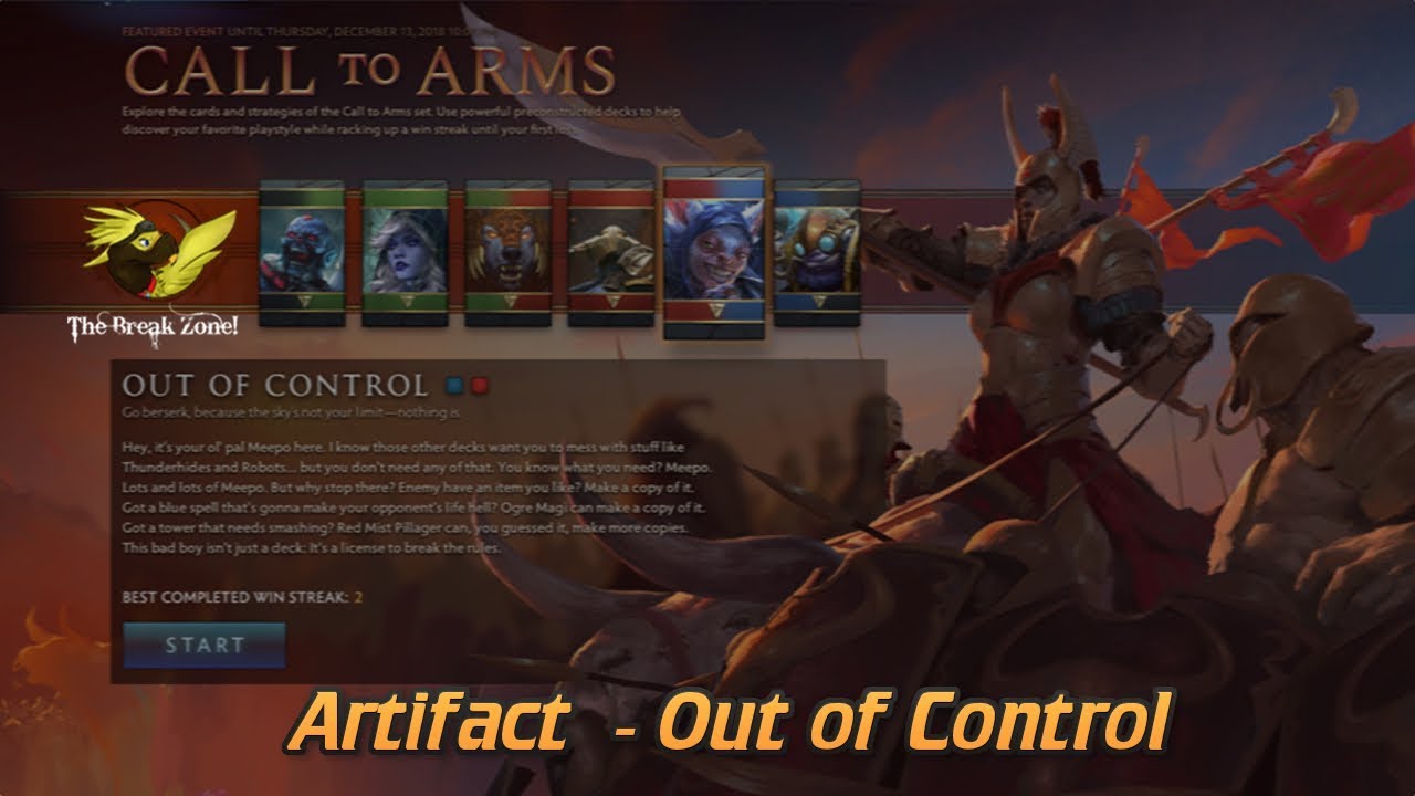 Artifact - Day 1 - Out of Control